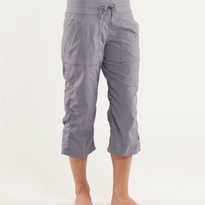 Lululemon light mauve studio style Cropped Nylon Athletic Pants